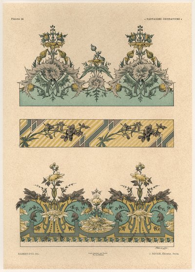 Blumenmuster, Tafel 44 aus 