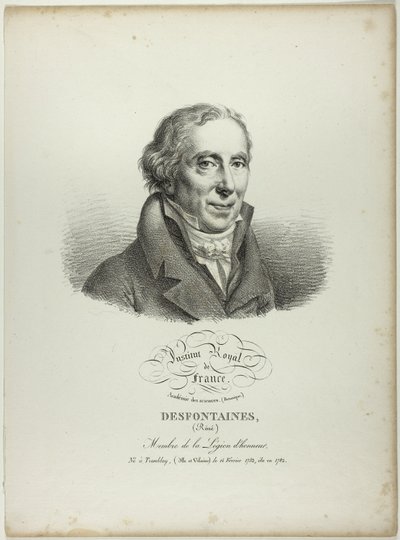 Porträt von René Desfontaines von Jules Boilly