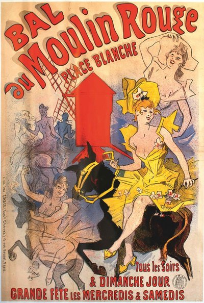 Bal du Moulin Rouge, 1889 von Jules Cheret