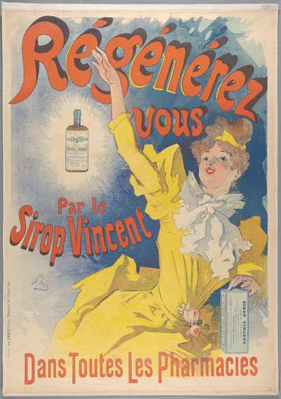 Sirop Vincent, 1893 von Jules Cheret