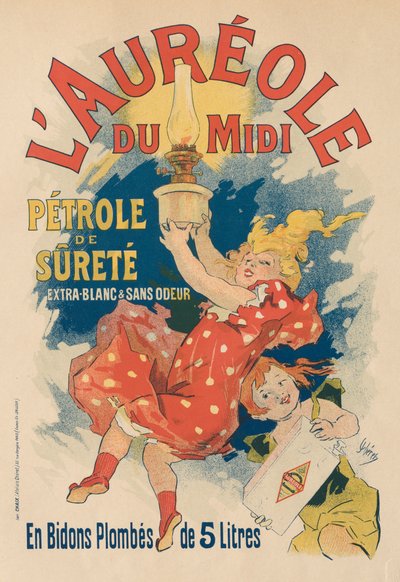 Die Aura des Mittags, 1893 von Jules Cheret