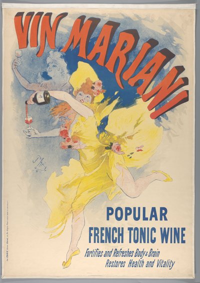 Vin Mariani, 1894 von Jules Cheret