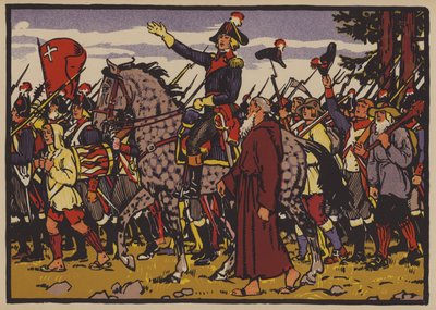 Alois von Reding und der Widerstand von Schwyz gegen die von der Revolutionären Frankreich auferlegte Helvetische Republik von Jules Courvoisier