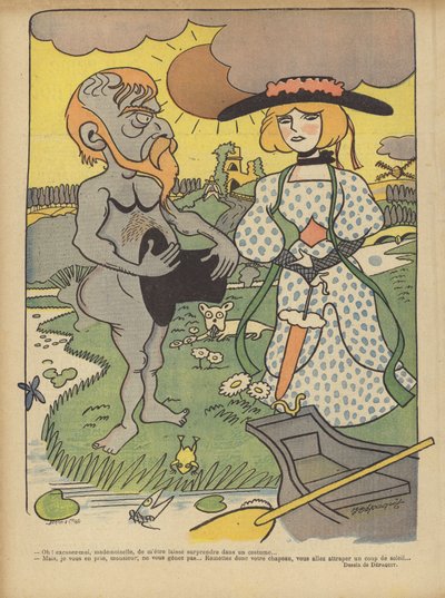 Illustration für Le Rire von Jules Depaquit