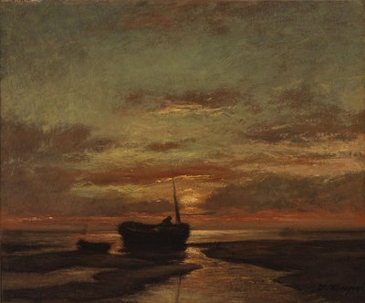 Zonsondergang von Jules Dupré