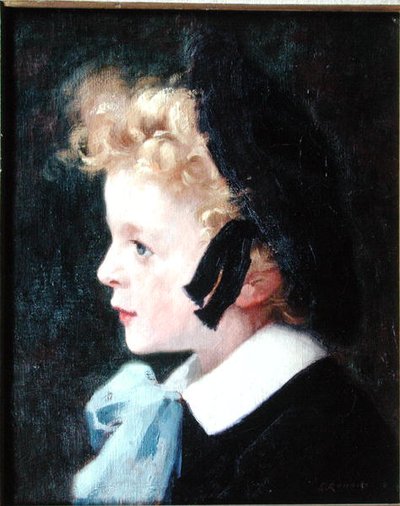 Porträt von Marcel Renoux, Sohn des Malers von Jules Ernest Renoux