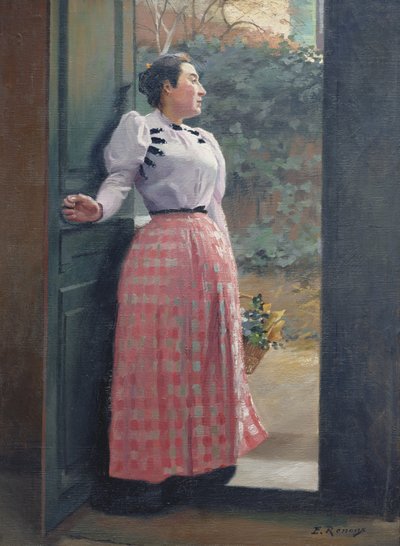 Rückkehr vom Markt von Jules Ernest Renoux