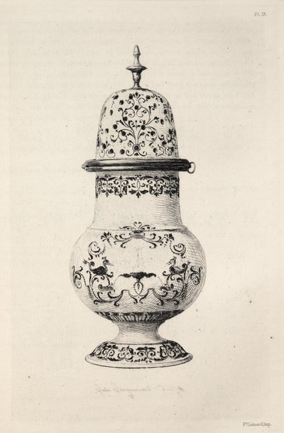 Geschichte der Keramikkunst: Eine beschreibende und philosophische Studie der Töpferei...Tafel IX, 1877 von Jules Ferdinand Jacquemart
