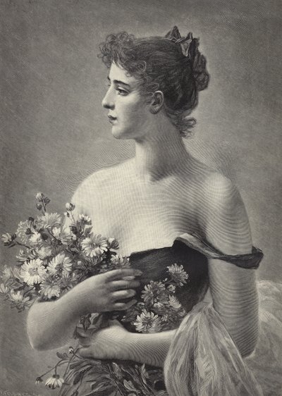Ein süßer Blumenstrauß von Jules Frederic Ballavoine