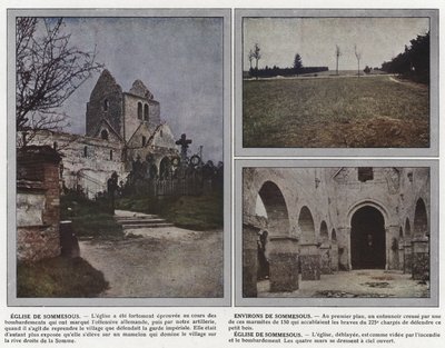 Kirche von Sommesous, Umgebung von Sommesous, Kirche von Sommesous von Jules Gervais Courtellemont