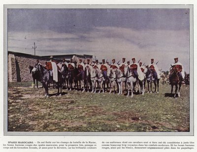 Marokkanische Spahis von Jules Gervais Courtellemont