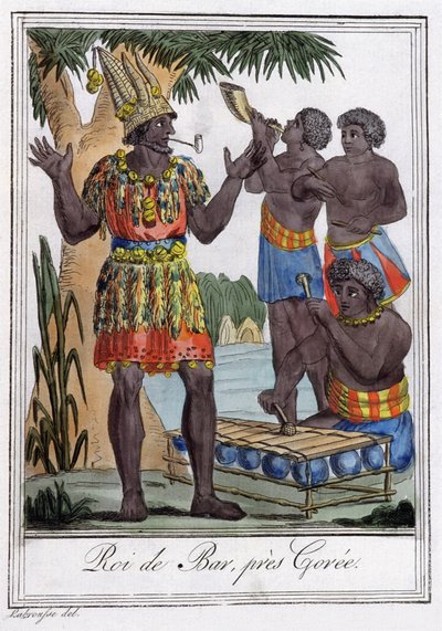 König von Bar, Insel Gorée, Senegal von Jules Grasset de Saint-Sauveur