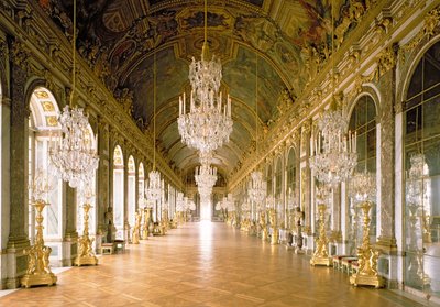 Die Galerie des Glaces (Spiegelsaal), 1678 von Jules Hardouin Mansart