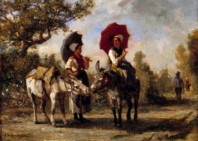 Der Spaziergang mit einem Esel von Jules Veyrassat