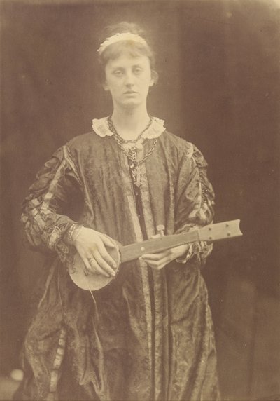 Tränen aus der Tiefe einer göttlichen Verzweiflung steigen im Herzen auf und sammeln sich in den Augen von Julia Margaret Cameron