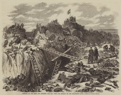Bergung der Toten und Verwundeten am Tag nach dem Angriff auf den Malakhoff von Julian Portch