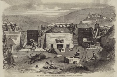 Die Brückenbatterie, Hafen von Sebastopol von Julian Portch