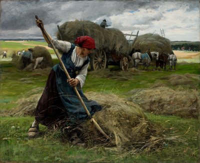 Heuernte-Szene von Julien Dupre