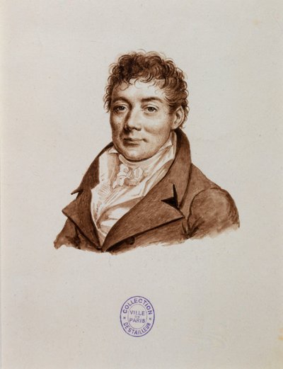 Porträt von Gosselin (Pascal-Fr.), gelehrter Geograf, Mitglied der Académie des Inscriptions et Belles-Lettres von Julien Leopold Boilly