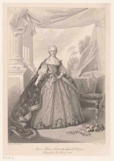 Porträt von Maria Theresia von Bourbon von Julien Leopold Boilly