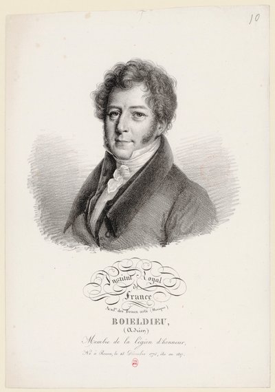 François Adrien Boieldieu von Julien Boilly von Julien Leopold Boilly