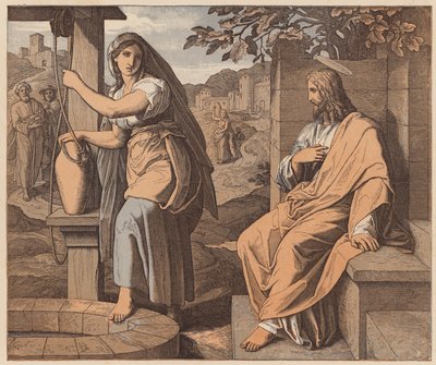 Christus und die Frau von Samaria, Johannes IV von Julius (after) Schnorr von Carolsfeld