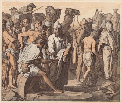 Joseph wird von seinen Brüdern verkauft, Genesis, XXXVII, 28 von Julius (after) Schnorr von Carolsfeld