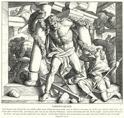 Samsons Tod von Julius (after) Schnorr von Carolsfeld