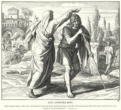 Saul wird zum König gesalbt von Julius (after) Schnorr von Carolsfeld