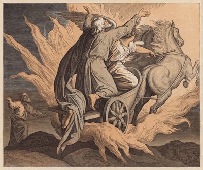 Die Himmelfahrt des Elia, 2. Könige, II von Julius (after) Schnorr von Carolsfeld