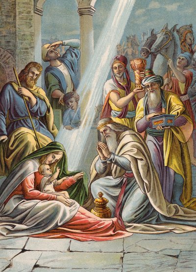 Die drei Weisen von Julius (after) Schnorr von Carolsfeld