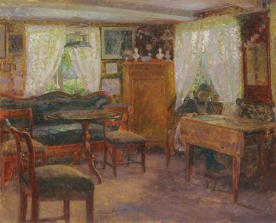 Wohnzimmer in Finkenwerder von Julius August Friedrich Theodor von Ehren