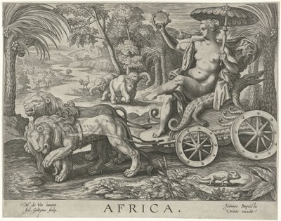 Afrika von Julius Goltzius