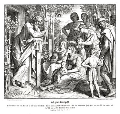 Kindererziehung, Buch Sirach von Julius Schnorr von Carolsfeld