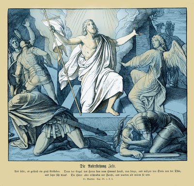 Auferstehung Jesu, Evangelium nach Matthäus von Julius Schnorr von Carolsfeld