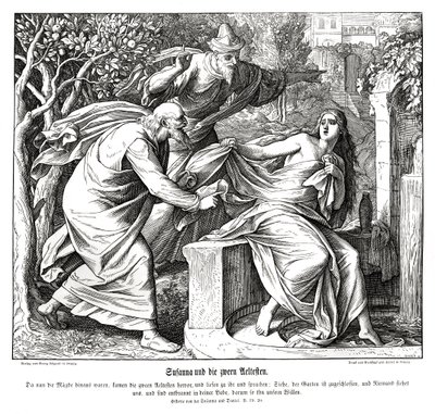 Susanna und die Ältesten, Susanna und Daniel von Julius Schnorr von Carolsfeld