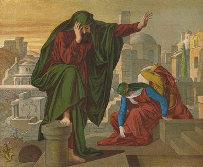 Die Klage des Jeremia von Julius Schnorr von Carolsfeld