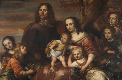 Ein Paar mit sechs Kindern von Jurgen Ovens