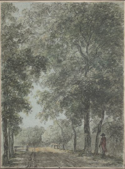Ein Waldweg bei Treslong nahe Hillegom von Jurriaan Andriessen