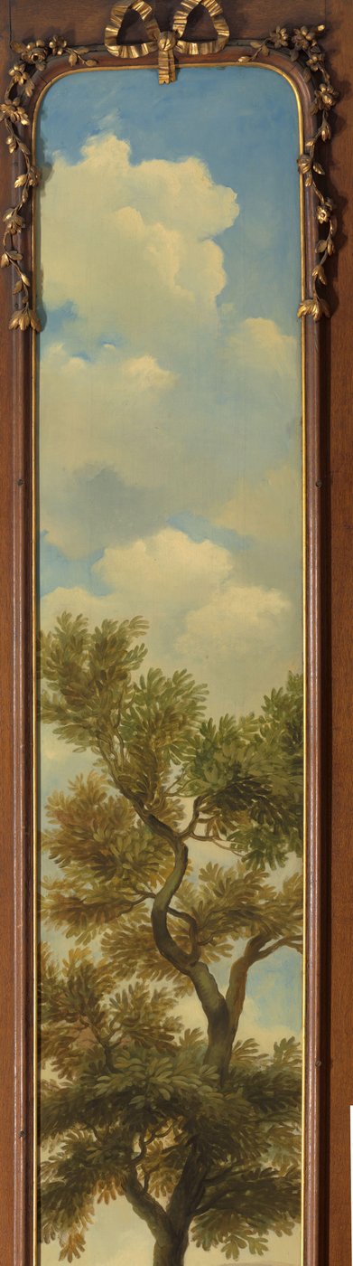 Arkadische Landschaft mit einem schlafenden Jungen unter einem Baum von Jurriaan Andriessen
