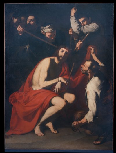 Christus verspottet und mit Dornen gekrönt, ca. 1638 von Jusepe de Ribera