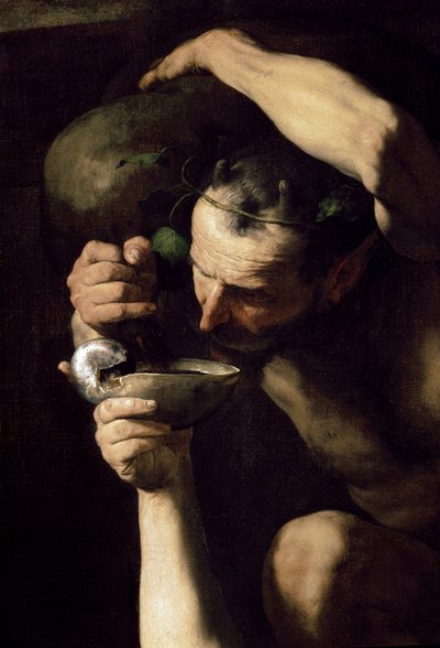 Der betrunkene Silen (Detail) von Jusepe de Ribera
