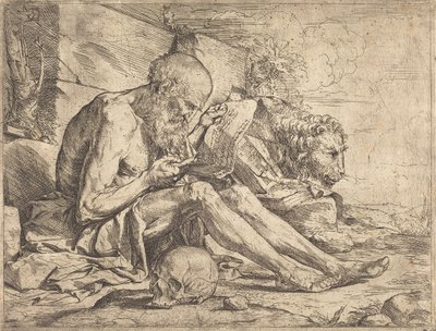 Der lesende heilige Hieronymus von Jusepe de Ribera