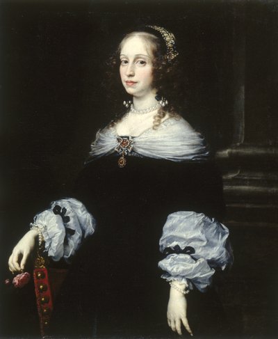 Porträt der Gräfin Teresa Dudley di Carpegna von Justus Sustermans