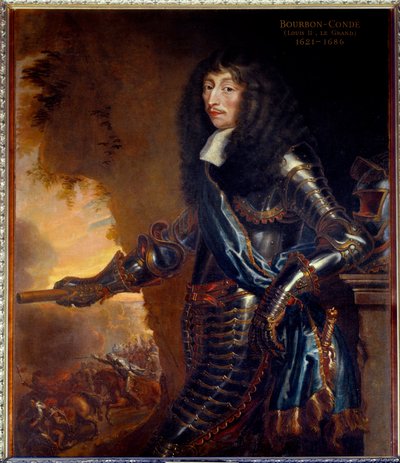 Ganzkörperporträt des Grand Condé, Louis II. Prinz von Bourbon (1621-1686) von Justus van Egmont