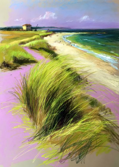 Lebendige Strandsanddünen von Justyna Jaszke