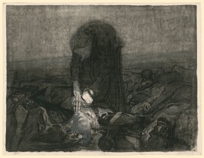 Schlachtfeld (Blatt 6 aus "Bauernkrieg", 2. Zustand) von Käthe Kollwitz