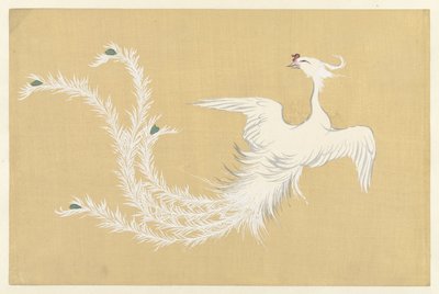 Weißer Phönix von Kamisaka Sekka