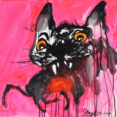 Lebhaftes Monsterkatze von Kanat Ibragimov