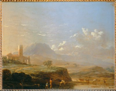 Eine Furt in Italien von Karel Dujardin